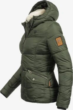 Navahoo Winterjassen Winterjas Megan Dames Olijfgroen -Chique Kleding Winkel a3fe7bc4abcd1d0d91eab40653ad968c