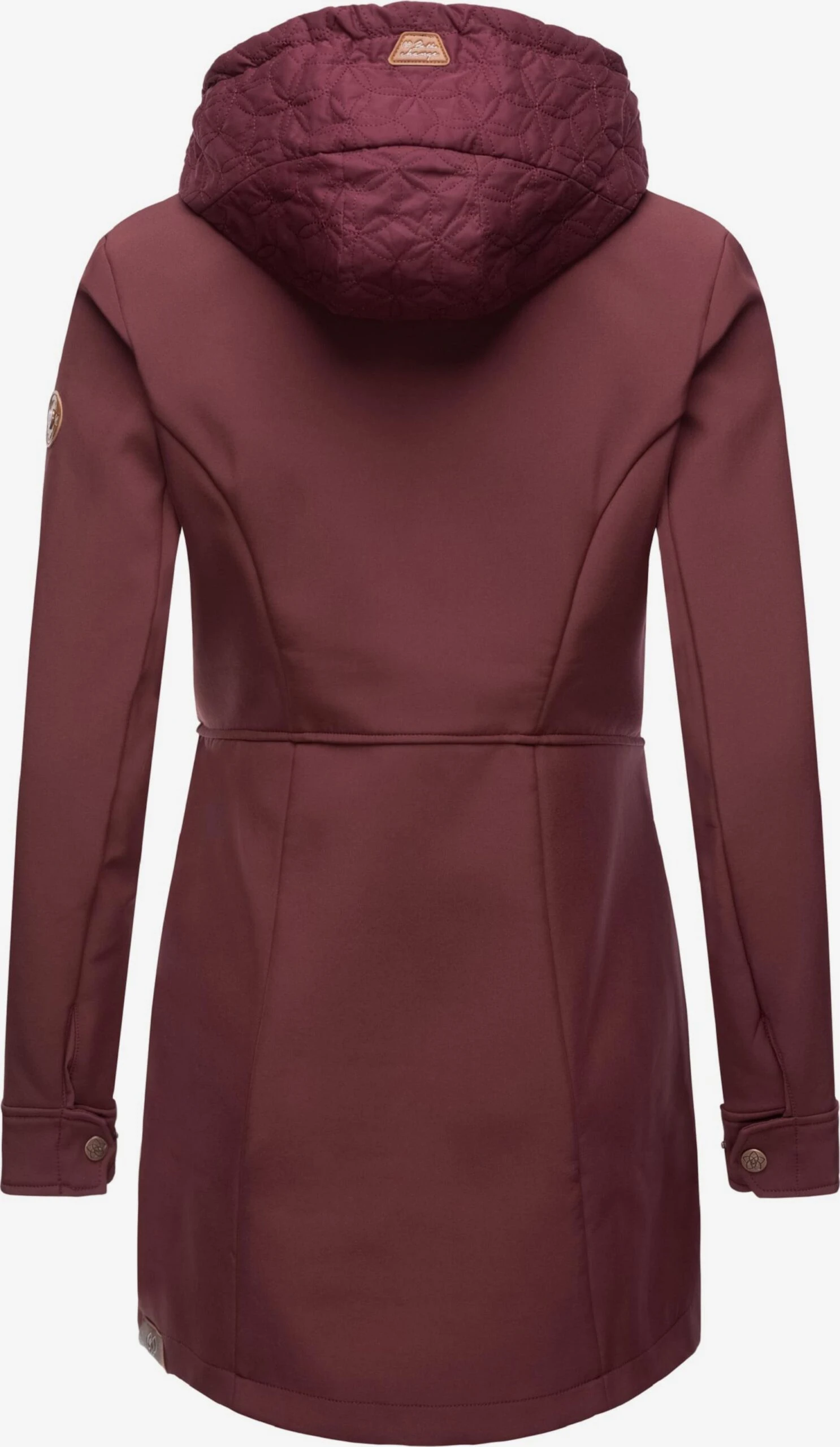 Ragwear Parkas Tussenparka Ybela Dames Wijnrood 5 Ragwear Parkas Tussenparka Ybela Dames Wijnrood - Afbeelding 3