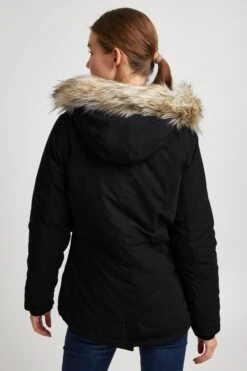 OXMO Winterjassen Winterjas LONA Dames Zwart -Chique Kleding Winkel a4ad04b94441a9765c45992add3e24fd