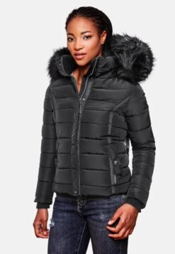 Navahoo Winterjassen Winterjas Miamor Dames Zwart -Chique Kleding Winkel a60da1d40fa0fe15df1fe8834aed05bb