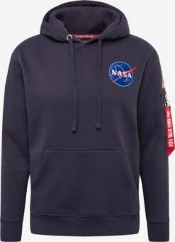 Alpha Industries Hoodies Sweatshirt Heren Blauw / Donkerblauw