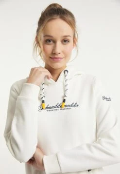 Schmuddelwedda Hoodies Sweatshirt Dames Wolwit -Chique Kleding Winkel a926f7a7597e97891059c7054b764bc8