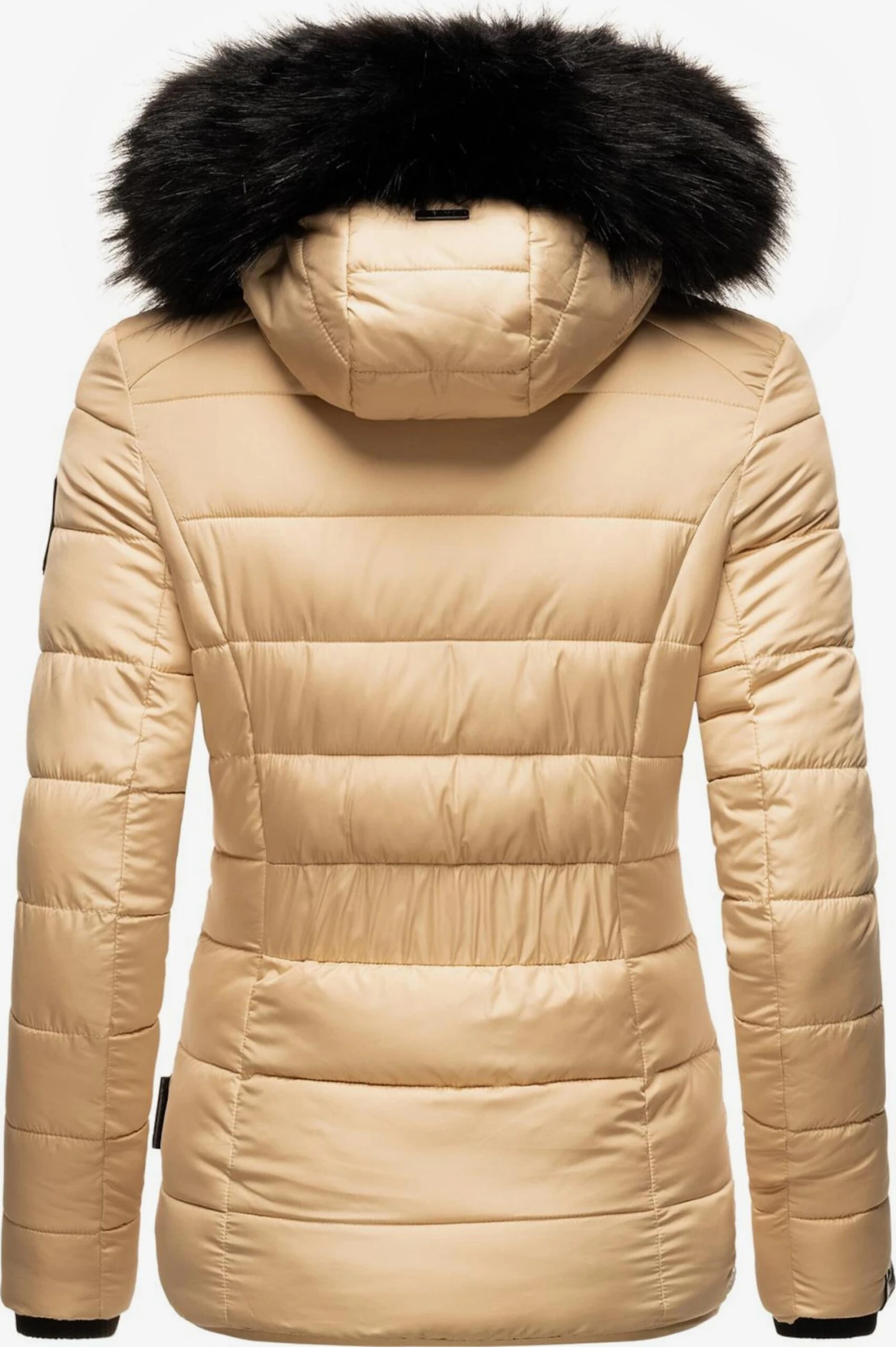 Navahoo Winterjassen Winterjas Zuckerbiene Dames Beige 5 Navahoo Winterjassen Winterjas Zuckerbiene Dames Beige - Afbeelding 3