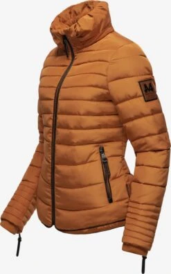 Marikoo Winterjassen Winterjas Amber Dames Roestbruin -Chique Kleding Winkel aaa835de6e544864eaedb8c0b9d3d461