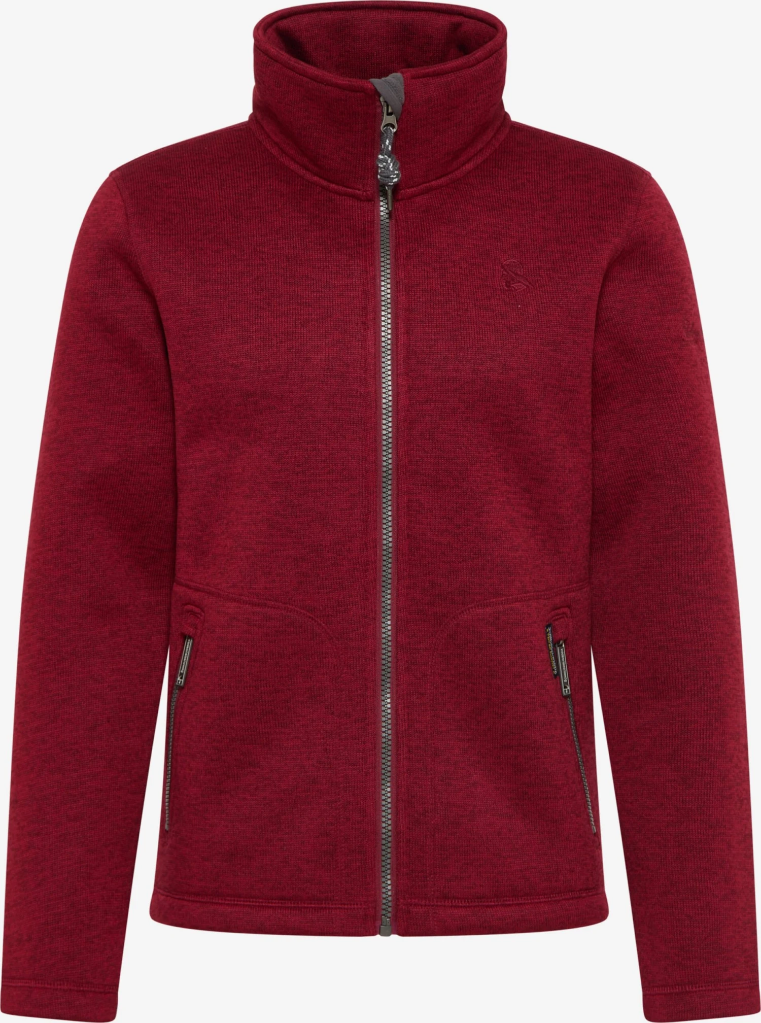 Schmuddelwedda Fleece Jassen Fleece Jas Heren Donkerrood 3 Schmuddelwedda Fleece Jassen Fleece Jas Heren Donkerrood