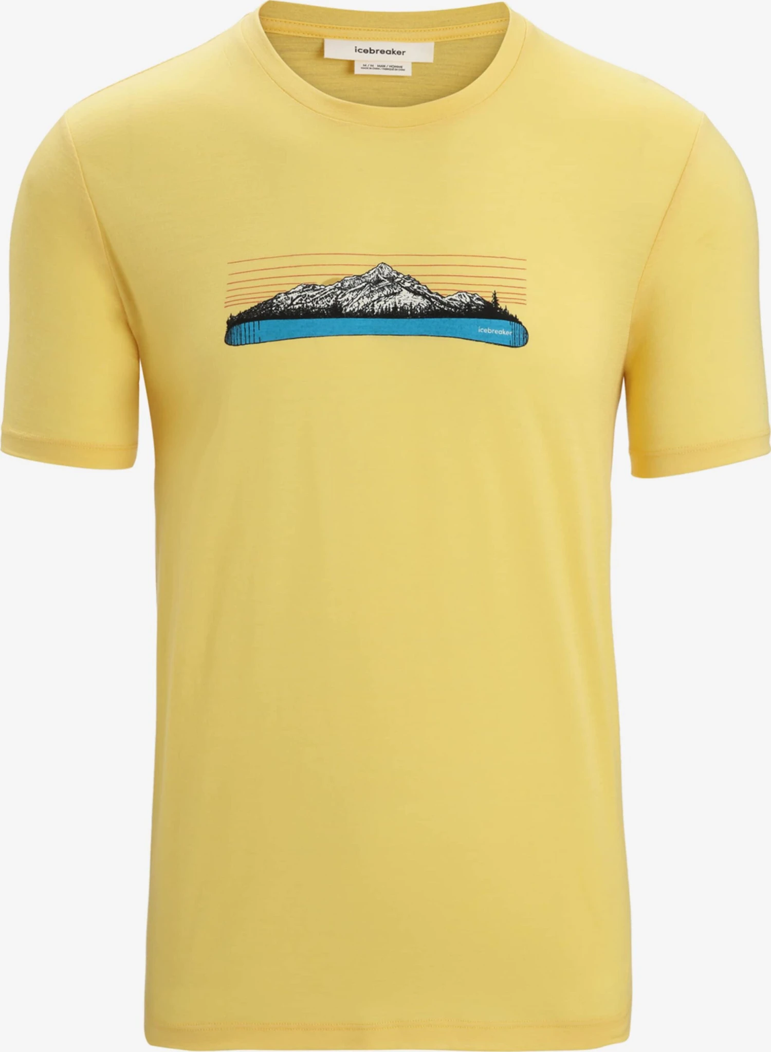 Icebreaker Functionele Shirts Functioneel Shirt Heren Geel 3 Icebreaker Functionele Shirts Functioneel Shirt Heren Geel