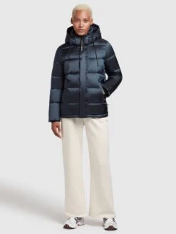 Khujo Winterjassen Winterjas Evona Dames Nachtblauw -Chique Kleding Winkel acfddd87cc1cdc31e6fa849dd2f48cbb