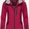 Marikoo Winterjassen Winterjas Dames Rood -Chique Kleding Winkel ad3d791bd5d491bfb07f1dd2f9eba419