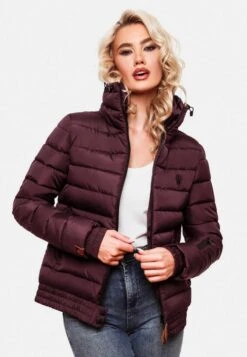 Marikoo Winterjassen Winterjas Poison Dames Bordeaux -Chique Kleding Winkel ad501b7b6f69743de6f148b4943fbfbb