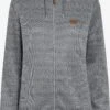 OXMO Outdoor Jassen Fleece Jas Pebbles Dames Grijs 1 OXMO Outdoor Jassen Fleece Jas Pebbles Dames Grijs -Chique Kleding Winkel ad99e2c14ac870fb6579f3107b034942