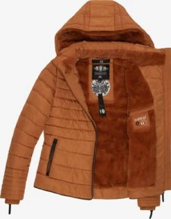 Marikoo Winterjassen Winterjas Amber Dames Roestbruin -Chique Kleding Winkel adb14efe18d5e3af956373f697045375