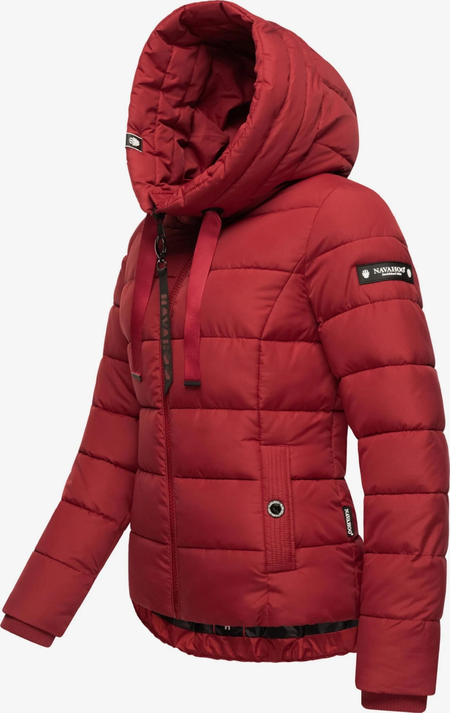 Navahoo Winterjassen Winterjas Amayaa Dames Rood 4 Navahoo Winterjassen Winterjas Amayaa Dames Rood - Afbeelding 2