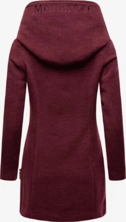 Marikoo Wintermantels Wintermantel Maikoo Dames Bordeaux -Chique Kleding Winkel b060156db7de81180efc00138c90bbbe