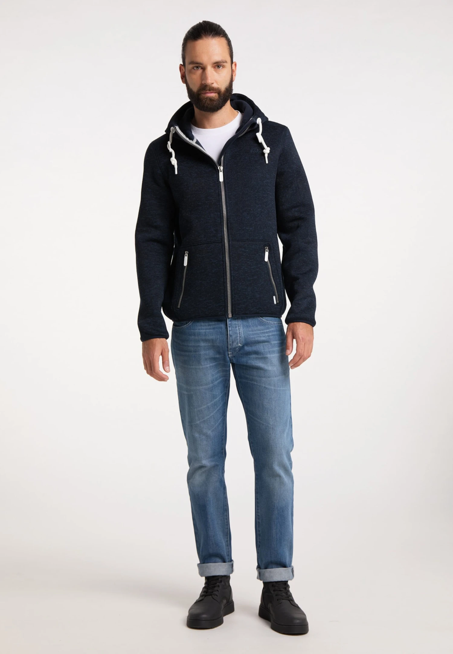 ICEBOUND Fleece Jassen Fleece Jas Heren Kobaltblauw 6 ICEBOUND Fleece Jassen Fleece Jas Heren Kobaltblauw - Afbeelding 4