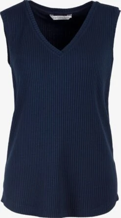HELMIDGE Mouwloze Shirts Top Dames Blauw