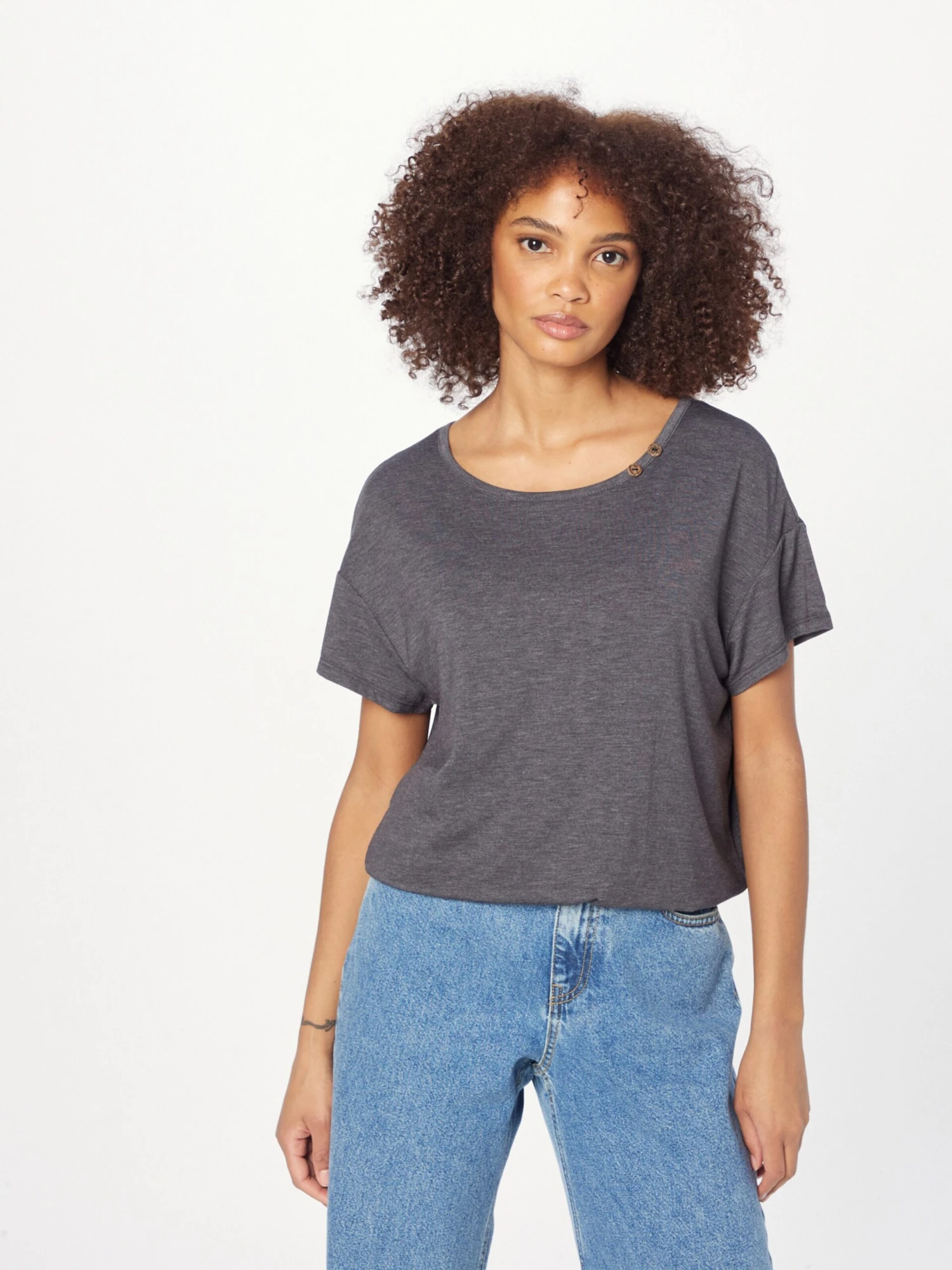 Ragwear T-shirts Shirt NICKA Dames Bruin 5 Ragwear T-shirts Shirt NICKA Dames Bruin - Afbeelding 3