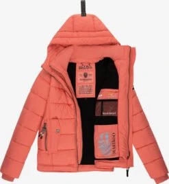Marikoo Winterjassen Winterjas Taisaa Dames Koraal -Chique Kleding Winkel b416955c0866b2274287a3e0eeea4aa1