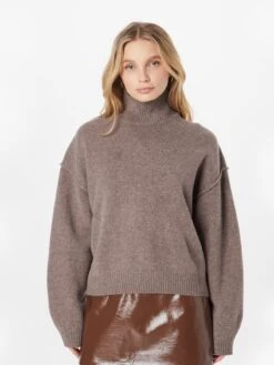 WEEKDAY Fijngebreide Truien Trui Norah Dames Bruin 9 WEEKDAY Fijngebreide Truien Trui Norah Dames Bruin -Chique Kleding Winkel b4273b8f61fb4ad2788c986c1dd37ca0