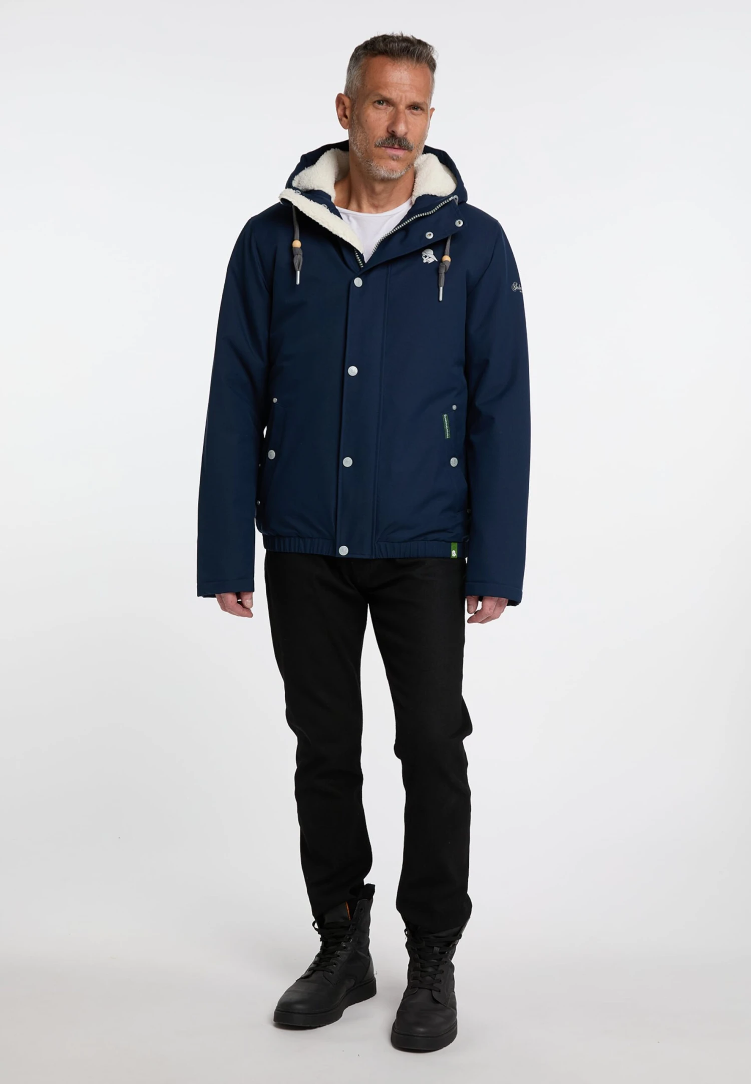 Schmuddelwedda Winterjassen Winterjas Heren Marine 6 Schmuddelwedda Winterjassen Winterjas Heren Marine - Afbeelding 4