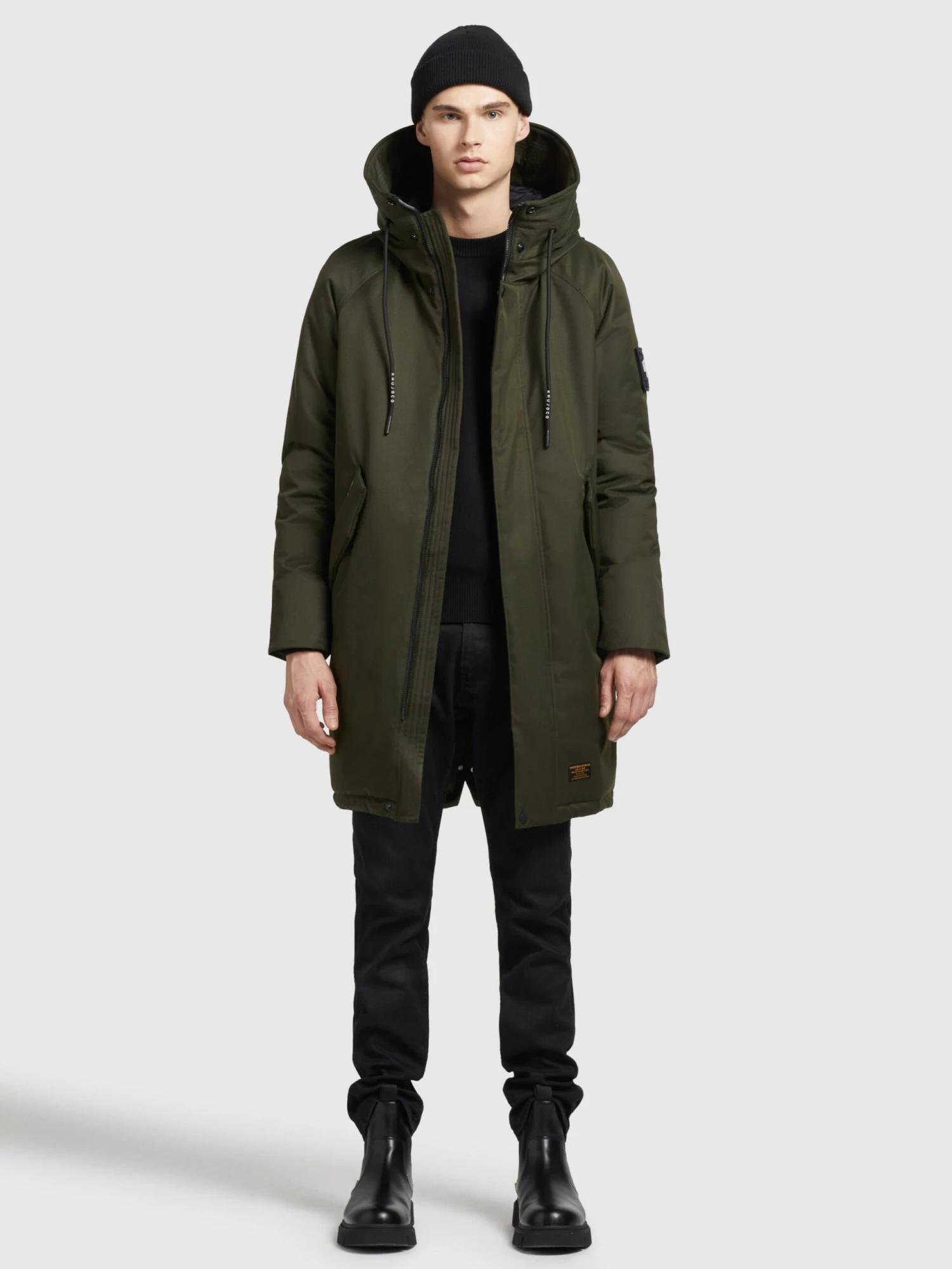 Khujo Wintermantels Winterjas Tuck Heren Olijfgroen 4 Khujo Wintermantels Winterjas Tuck Heren Olijfgroen - Afbeelding 2