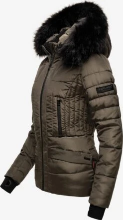 Navahoo Winterjassen Winterjas Adele Dames Taupe -Chique Kleding Winkel b9885bcb61e74ef2d13db80b1a3d8ec8