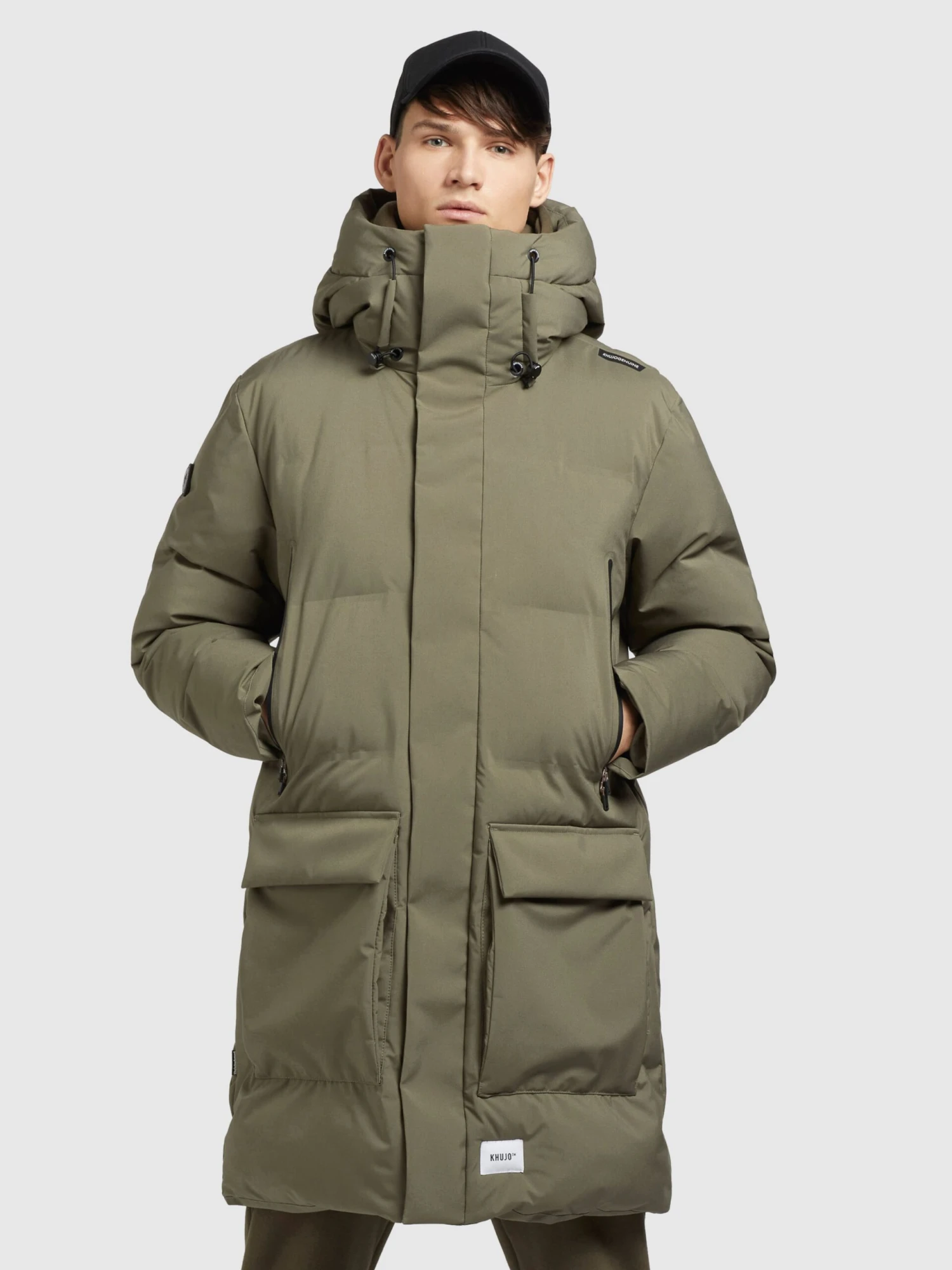 Khujo Wintermantels Winterjas Slow Heren Olijfgroen 4 Khujo Wintermantels Winterjas Slow Heren Olijfgroen - Afbeelding 2