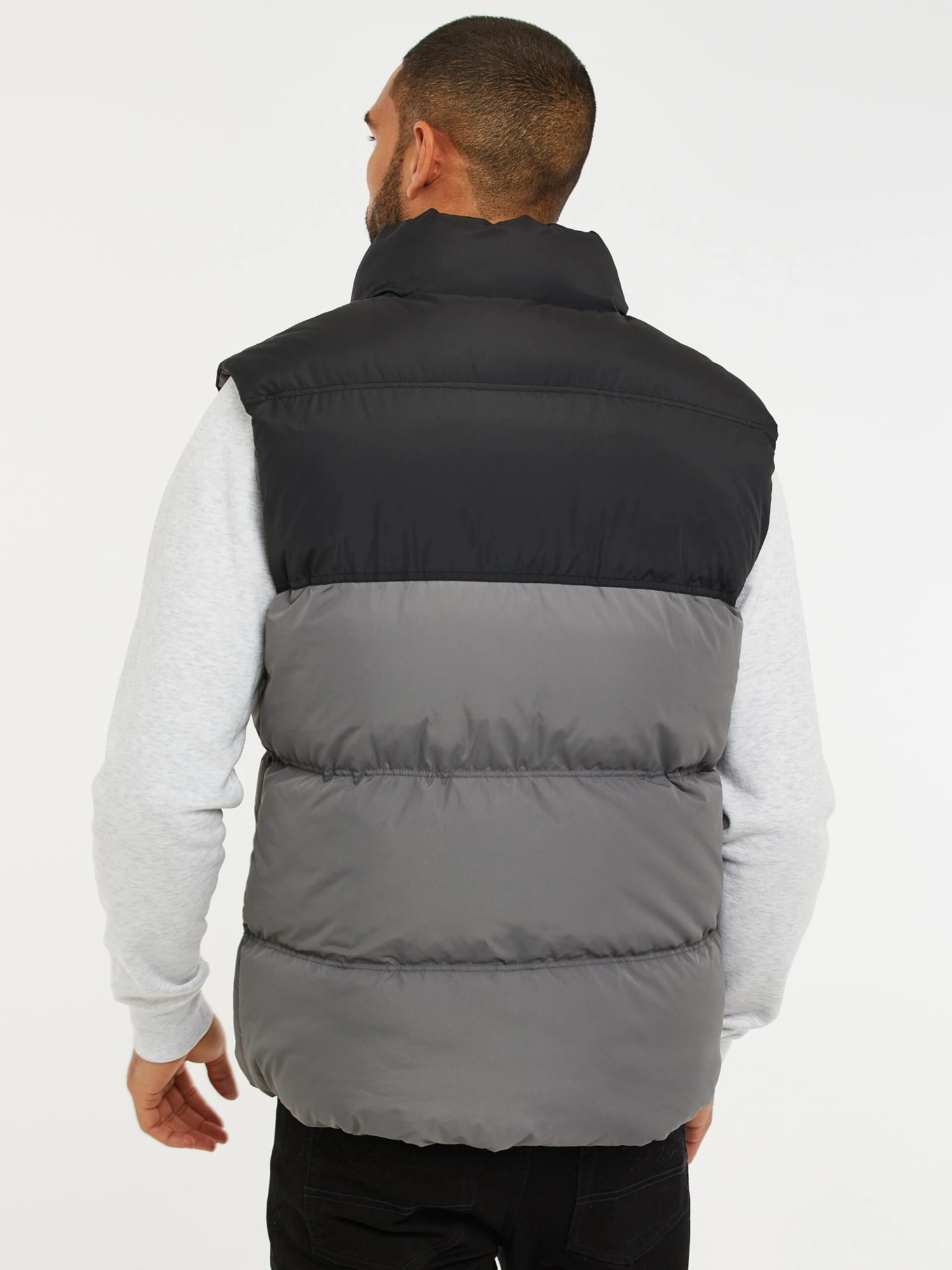 Threadbare Bodywarmers Bodywarmer Gilet Lethame Heren Zwart 5 Threadbare Bodywarmers Bodywarmer Gilet Lethame Heren Zwart - Afbeelding 3