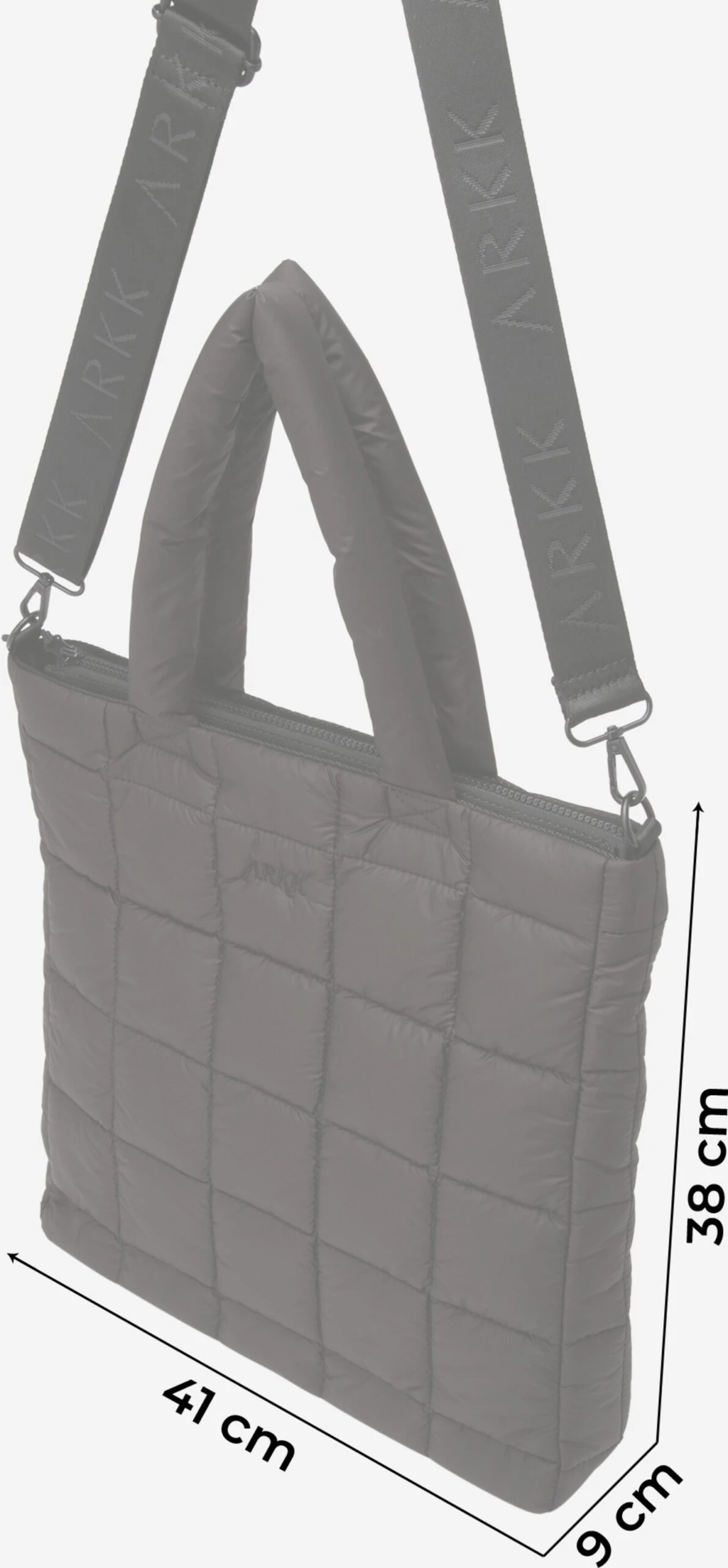 ARKK Copenhagen Shoppers Shopper Dames Zwart 4 ARKK Copenhagen Shoppers Shopper Dames Zwart - Afbeelding 2