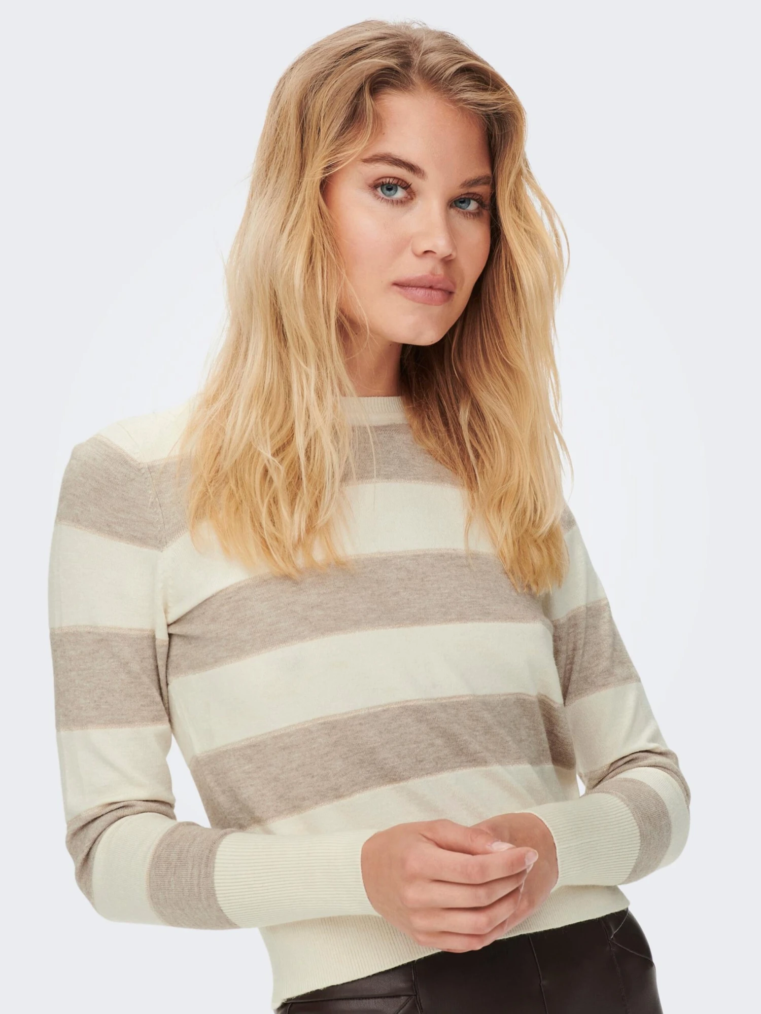 ONLY Fijngebreide Truien Trui Ibi Dames Wit 7 ONLY Fijngebreide Truien Trui Ibi Dames Wit - Afbeelding 5