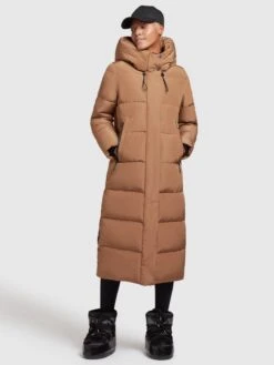 Khujo Wintermantels Wintermantel Soulani Dames Oker -Chique Kleding Winkel bc2eb2ef7e8820e89f868facdad16855