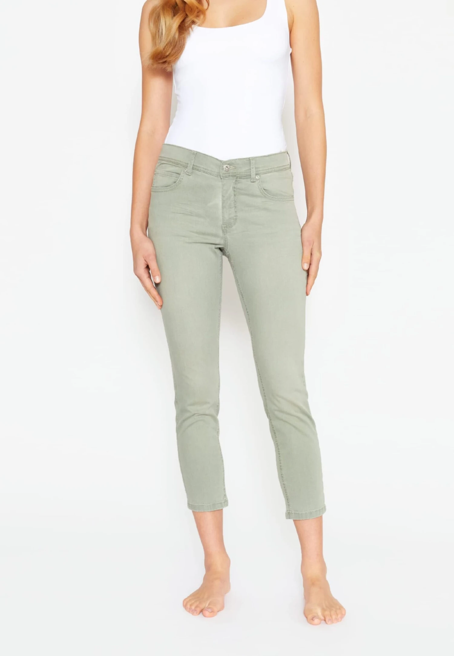 Angels Jeans Slimfit Jeans Dames Groen 5 Angels Jeans Slimfit Jeans Dames Groen - Afbeelding 3