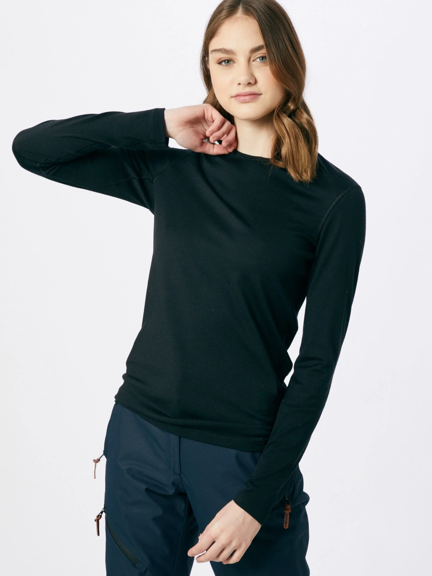 Icebreaker Shirts Functioneel Shirt Oasis Dames Zwart 4 Icebreaker Shirts Functioneel Shirt Oasis Dames Zwart - Afbeelding 2