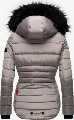 Marikoo Winterjassen Winterjas Lotusblüte Dames Grijs -Chique Kleding Winkel bfd28c9c0ca4bddf8f9ee23b5c1e6955