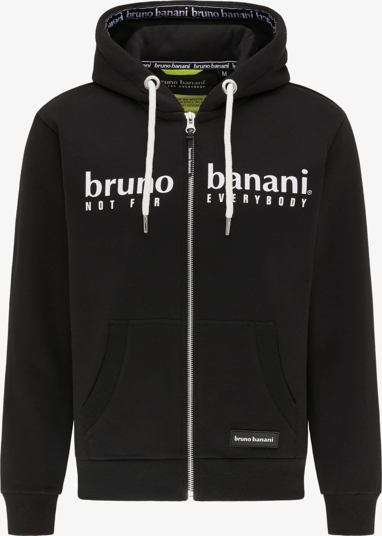 Bruno Banani Sweatvesten Met Capuchon Sweatvest Parker Heren Zwart 3 Bruno Banani Sweatvesten Met Capuchon Sweatvest Parker Heren Zwart