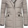 Navahoo Wintermantels Wintermantel Fahmiyaa Dames Stone Grey -Chique Kleding Winkel c14e5cda6a2fc9b13db98275790b7f2a