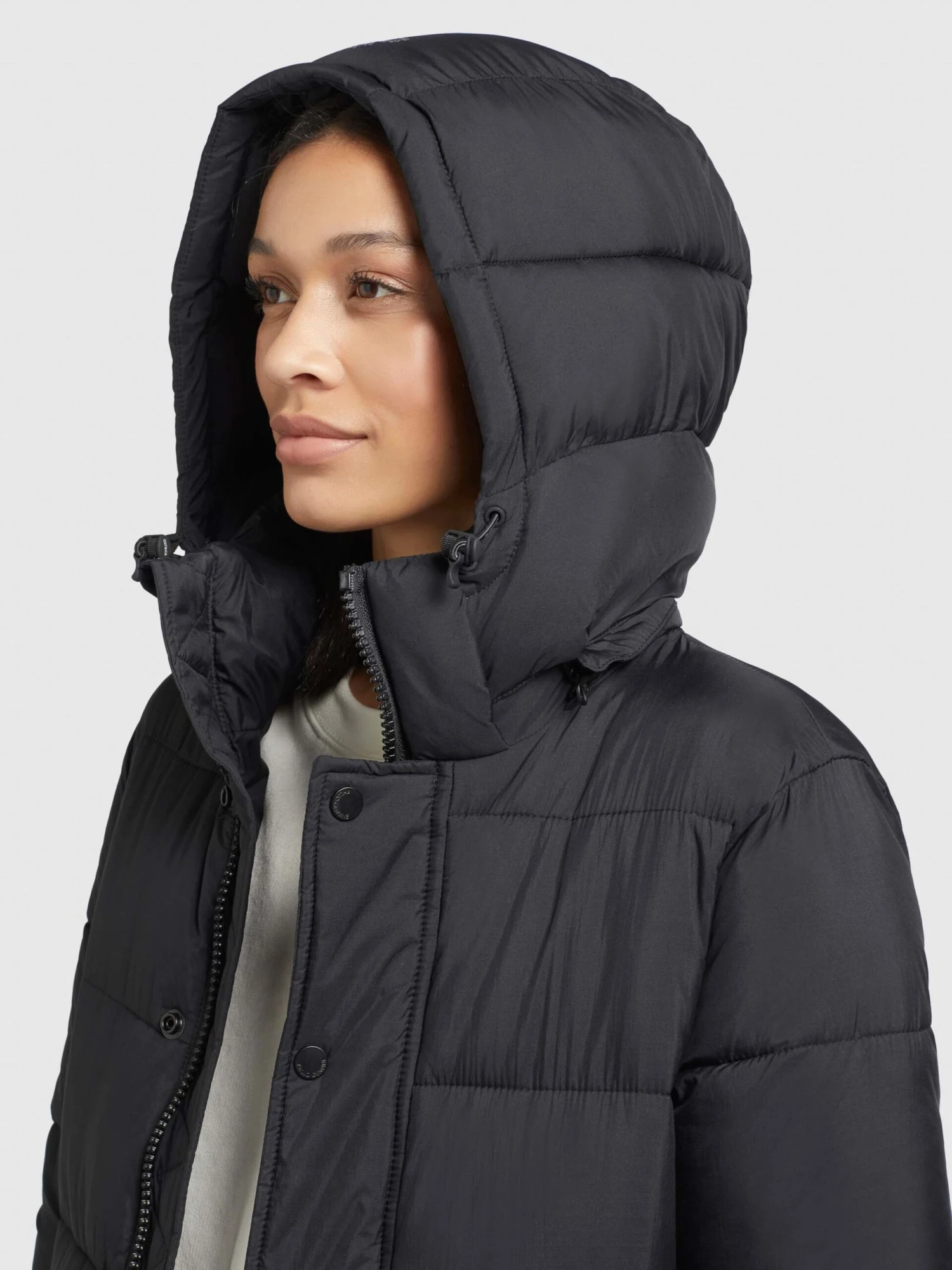 Khujo Wintermantels Wintermantel Corinna Dames Zwart 9 Khujo Wintermantels Wintermantel Corinna Dames Zwart - Afbeelding 7