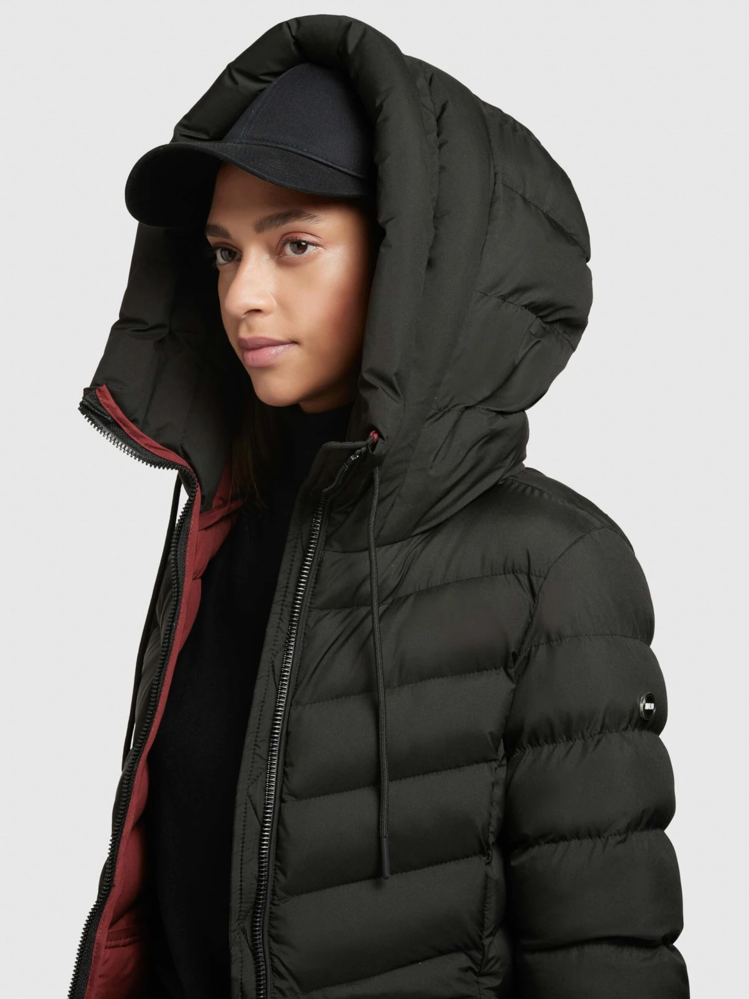 Khujo Korte Mantels Wintermantel Tuhani Dames Zwart 9 Khujo Korte Mantels Wintermantel Tuhani Dames Zwart - Afbeelding 7