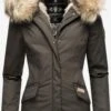 Navahoo Parkas Winterparka Cristal Dames Kaki -Chique Kleding Winkel c4bb282d38f38d0c49a6a86d0eae338a