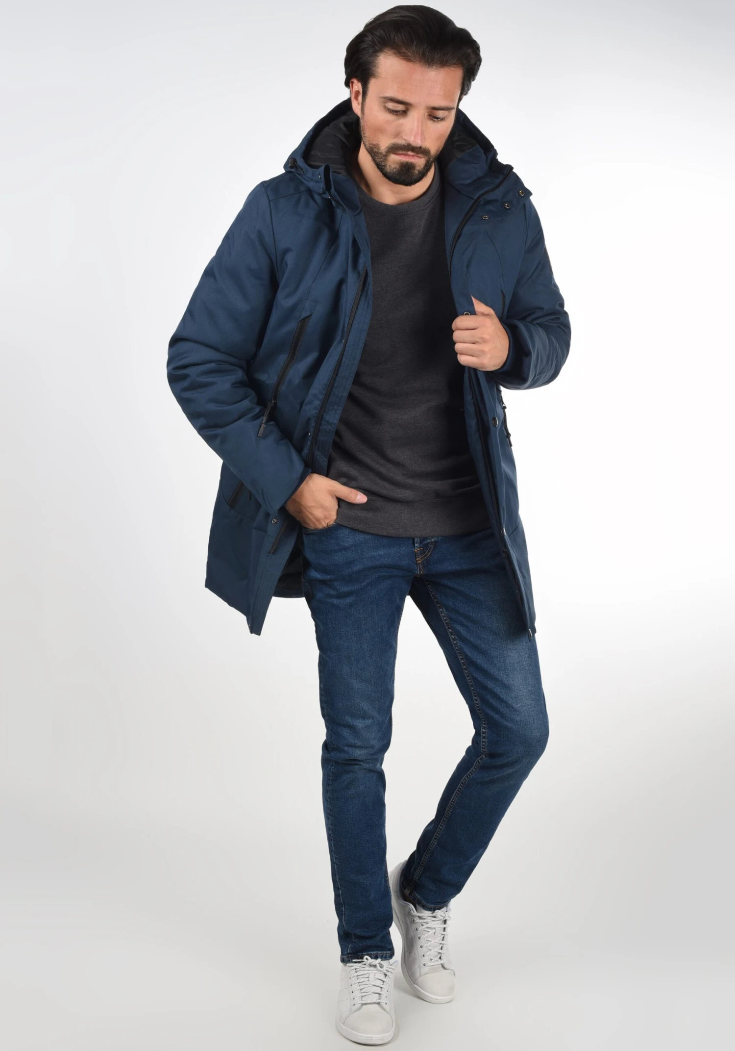 Blend Parkas Winterparka Talan Heren Blauw 5 Blend Parkas Winterparka Talan Heren Blauw - Afbeelding 3