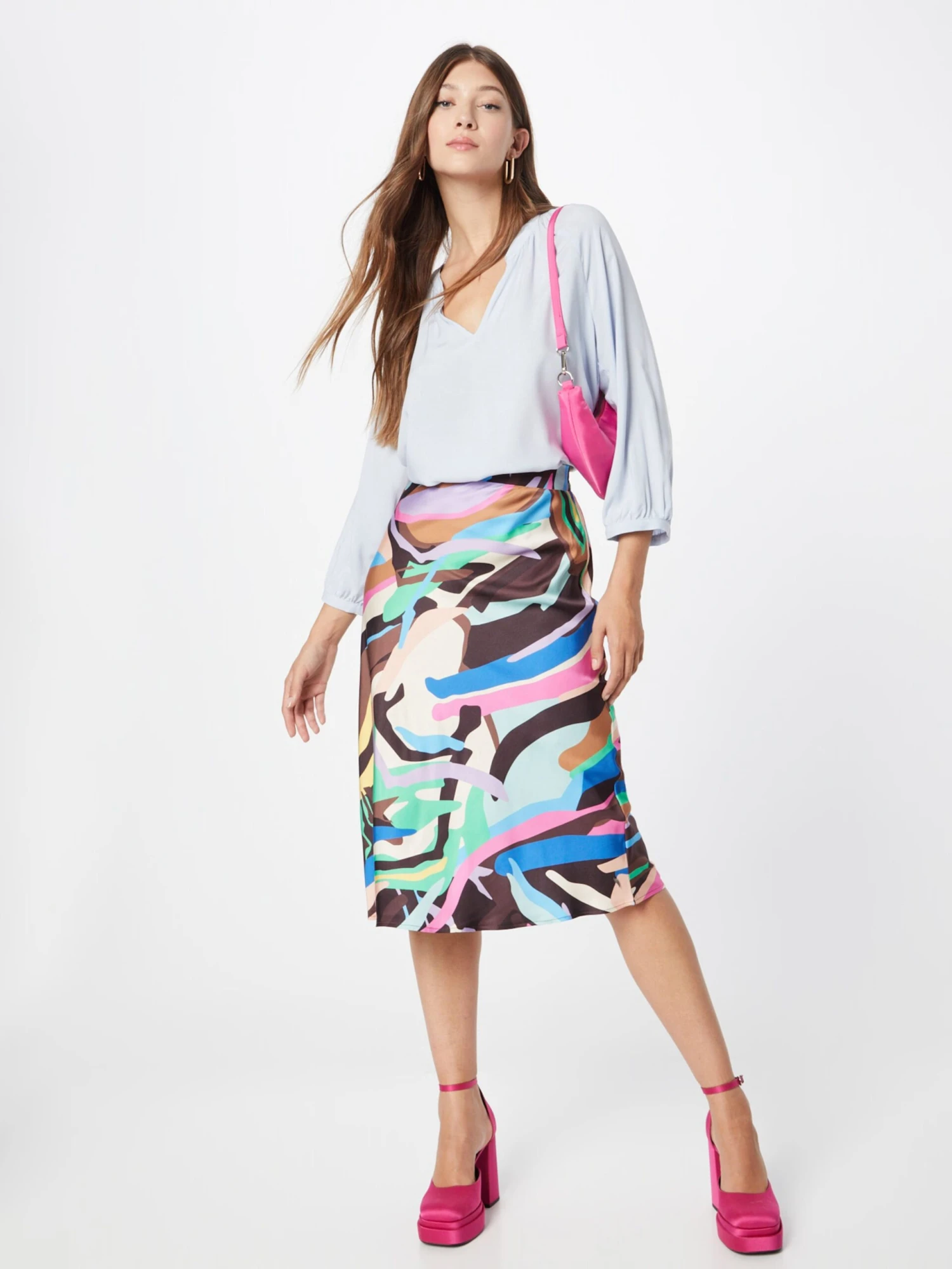 Part Two Blouses Met Korte Mouw Blouse Milean Dames Lichtblauw 7 Part Two Blouses Met Korte Mouw Blouse Milean Dames Lichtblauw - Afbeelding 5