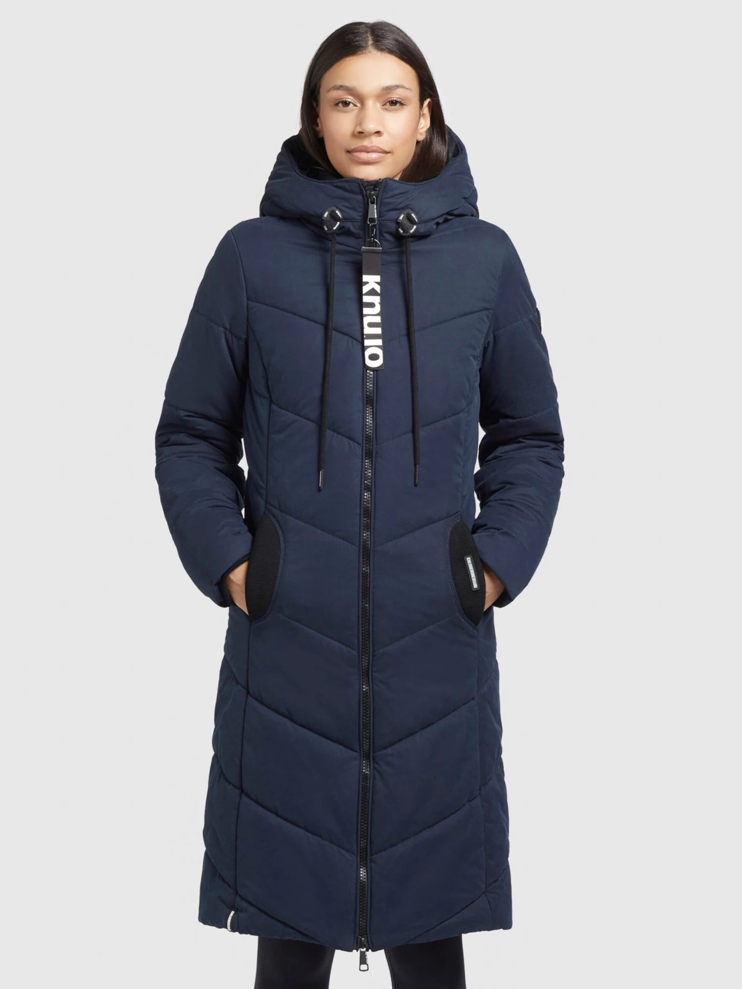 Khujo Winterjassen Winterjas Aribay Dames Navy 4 Khujo Winterjassen Winterjas Aribay Dames Navy - Afbeelding 2