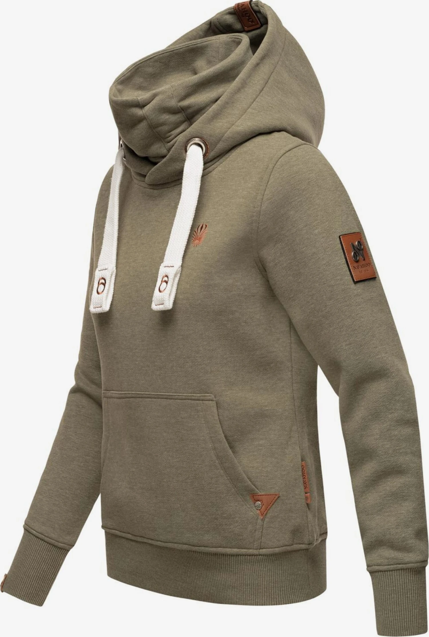 Navahoo Hoodies Sweatshirt Raniaa Dames Olijfgroen 5 Navahoo Hoodies Sweatshirt Raniaa Dames Olijfgroen - Afbeelding 3