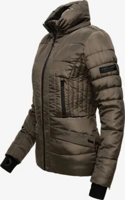 Navahoo Winterjassen Winterjas Adele Dames Taupe -Chique Kleding Winkel c6d89fc9e91c790fb6755113e549a695