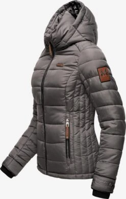 Marikoo Winterjassen Winterjas Lerikaa Dames Donkergrijs -Chique Kleding Winkel c71132f7016039a005eee0adf57a7400