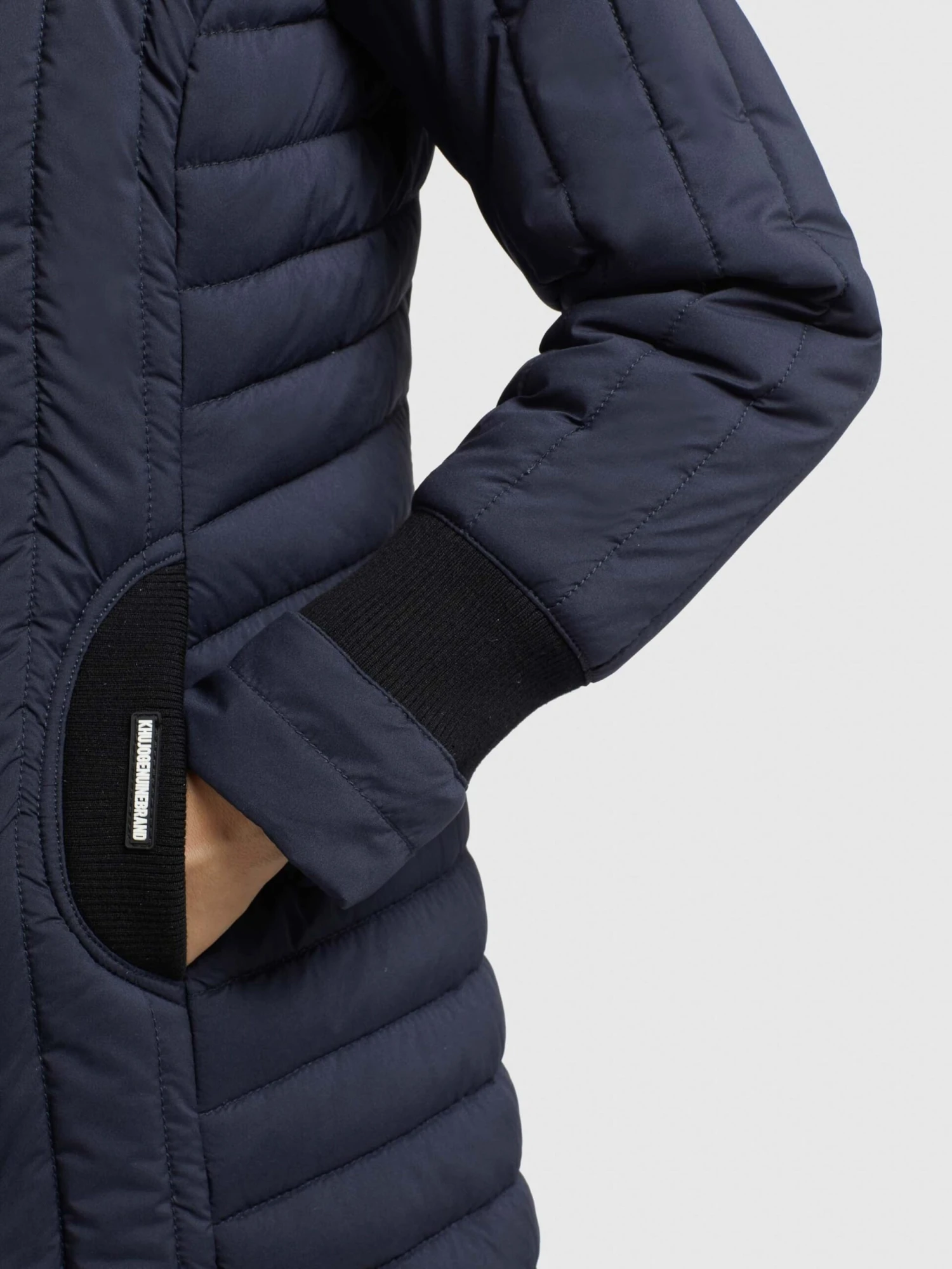 Khujo Winterjassen Winterjas Jerry Dames Navy 10 Khujo Winterjassen Winterjas Jerry Dames Navy - Afbeelding 8