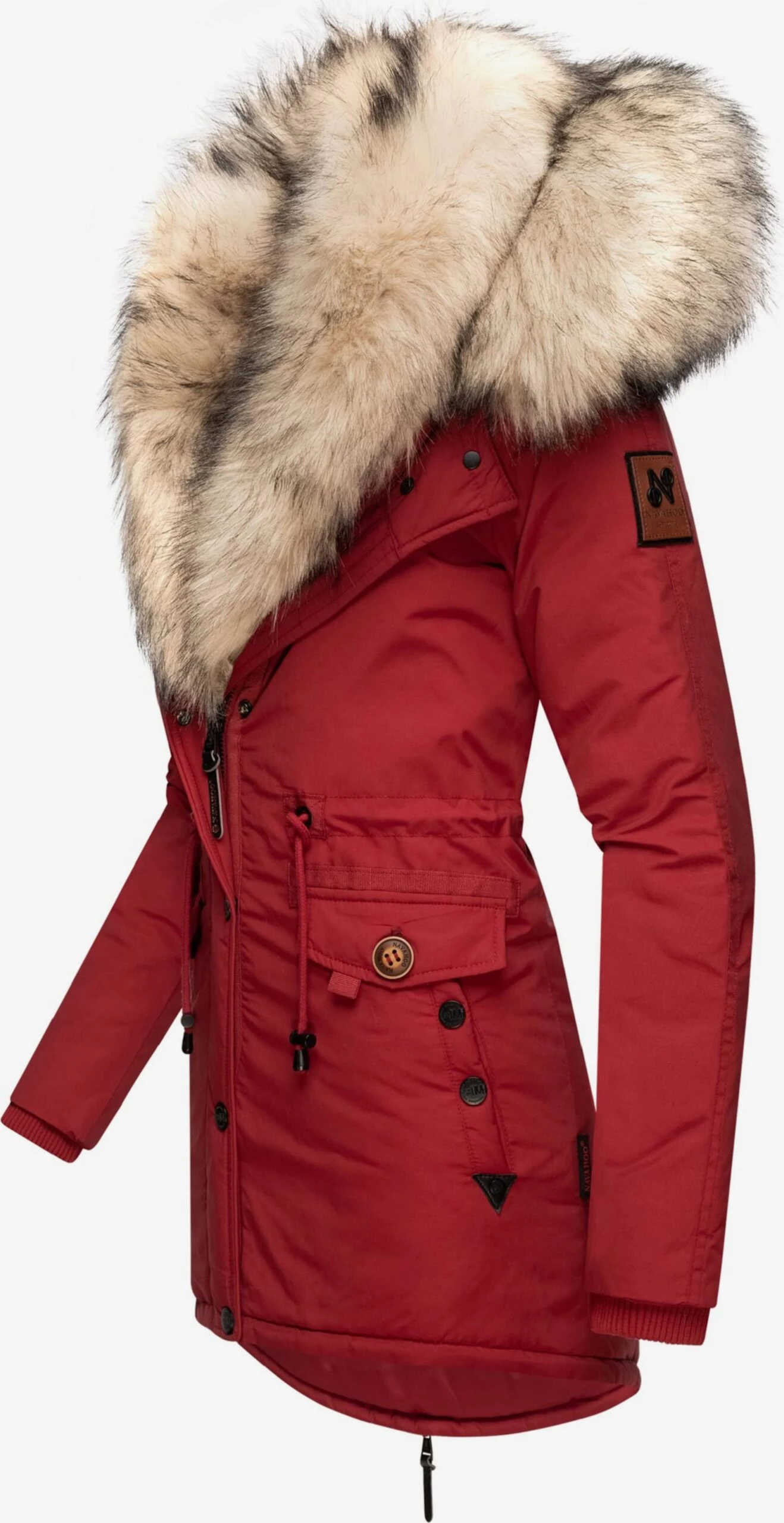 Navahoo Parkas Winterparka Sweety Dames Rood 4 Navahoo Parkas Winterparka Sweety Dames Rood - Afbeelding 2