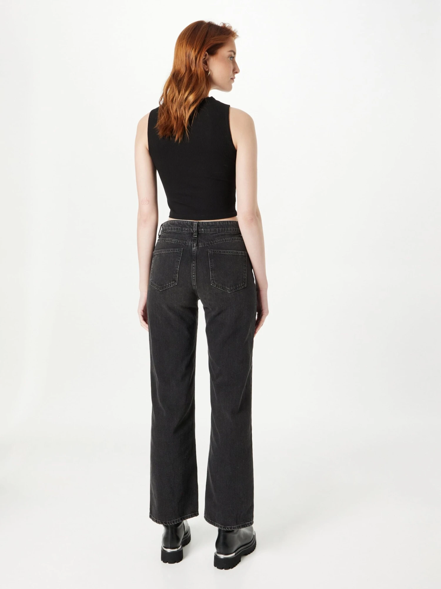 ONLY Wide Leg Wide Leg Jeans CAMILLE Dames Zwart 6 ONLY Wide Leg Wide Leg Jeans CAMILLE Dames Zwart - Afbeelding 4