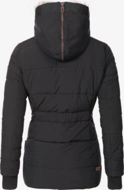 Marikoo Winterjassen Winterjas Nekoo Dames Zwart -Chique Kleding Winkel cbf242df3ee9ab3959d946a727f8e727