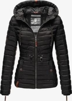 Marikoo Tussenjassen Tussenjas Aniyaa Dames Zwart -Chique Kleding Winkel cc0aa58ad845e144c6b18c45c669bbd9