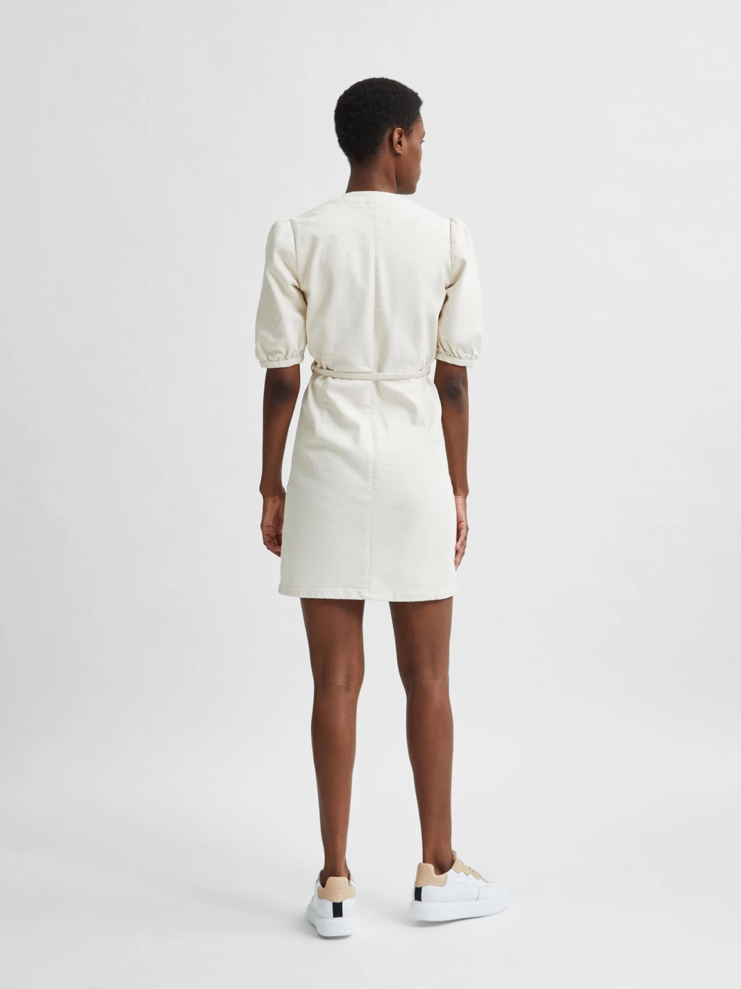 Selected Femme Blousejurken Blousejurk Sophia Dames Offwhite 6 Selected Femme Blousejurken Blousejurk Sophia Dames Offwhite - Afbeelding 4